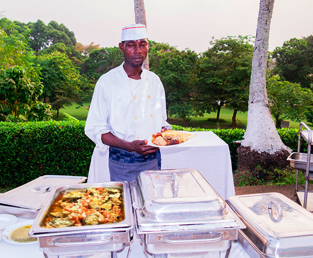 Ivoire Golf Club barbecue